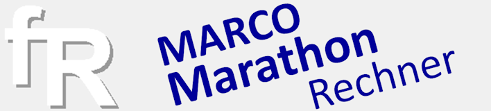 MARCO Marathon Rechner